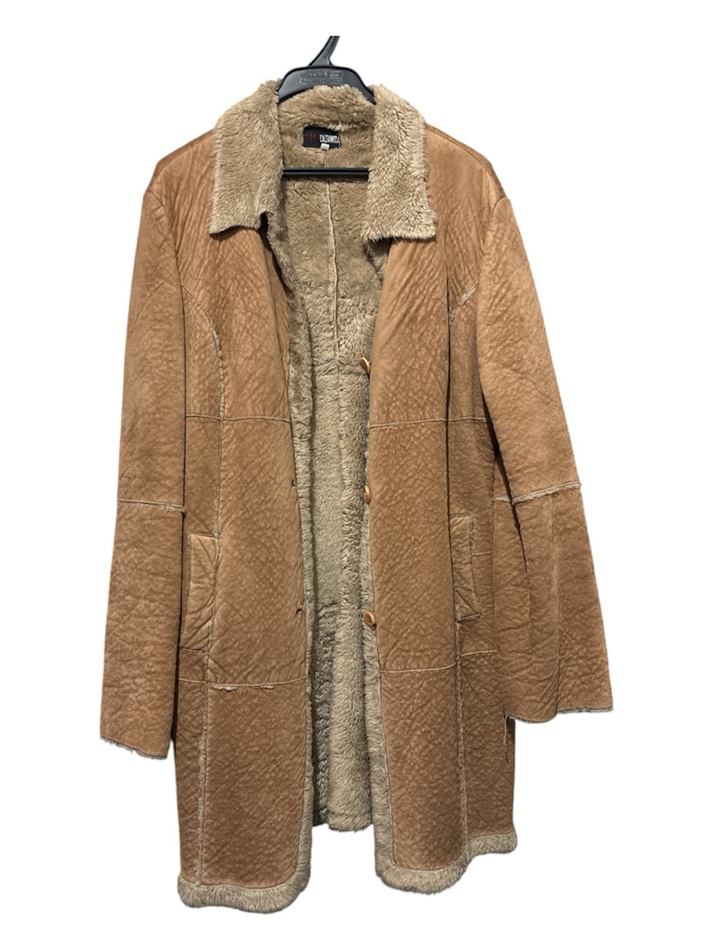 Cozy Shearling Teddy Coat in Camel - Classic Outerwear